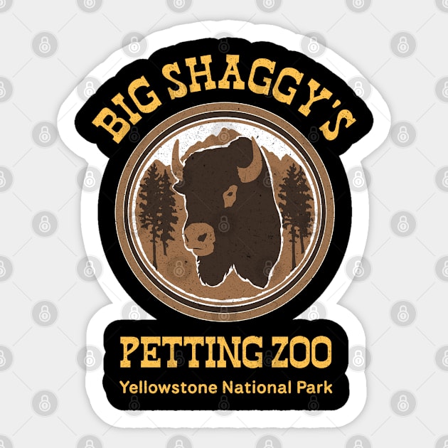 Yellowstone National Petting Zoo Sticker by Cashmoney69